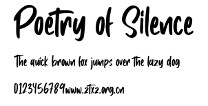 Poetry of Silence.ttf