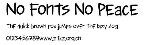 No Fonts No Peace.ttf