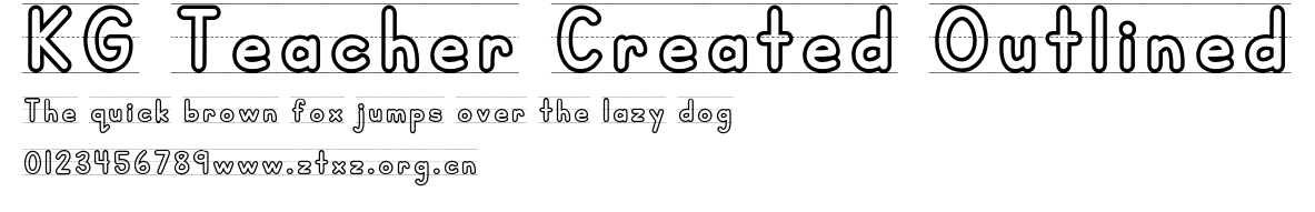 KG Teacher Created Outlined.otf