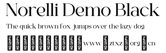 Norelli Demo Black.otf