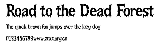 Road to the Dead Forest.ttf