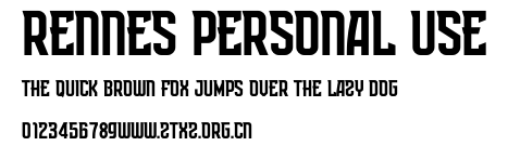 Rennes Personal Use.otf