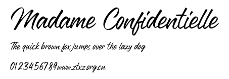 Madame Confidentielle.ttf