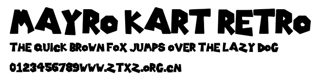 Mayro Kart Retro.ttf