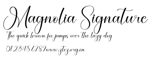 Magnolia Signature.otf