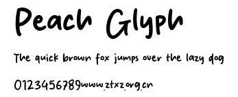 Peach Glyph.otf