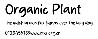 Organic Plant.otf