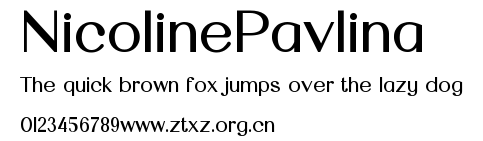 NicolinePavlina.ttf