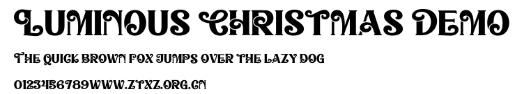 Luminous Christmas Demo.otf
