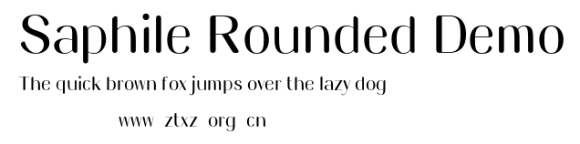 Saphile Rounded Demo.otf