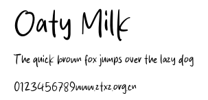 Oaty Milk.otf
