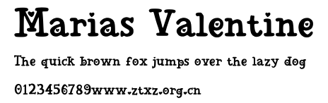 Marias Valentine.otf