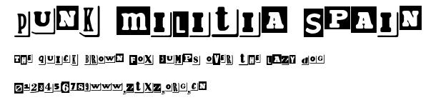 Punk Militia Spain.otf