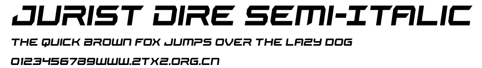 Jurist Dire Semi-Italic.ttf