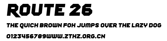 Route 26.otf