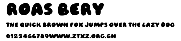 Roas Bery.otf