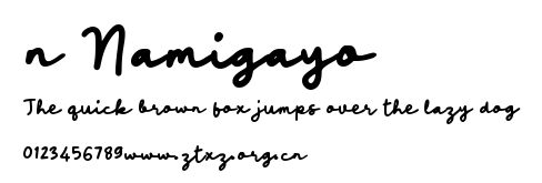 n Namigayo.ttf