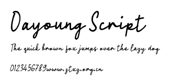 Oayoung Script.ttf