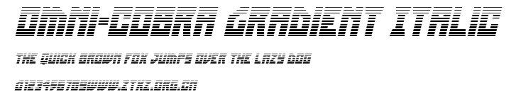 Omni-cobra Gradient Italic.ttf
