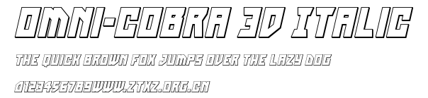Omni-cobra 3D Italic.ttf