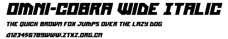 Omni-cobra Wide Italic.ttf