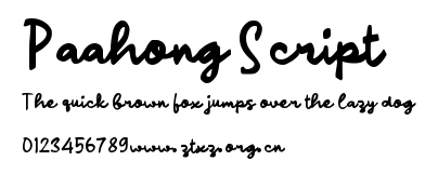 Paahong Script.ttf