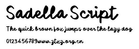 Sadella Script.ttf