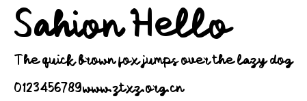 Sahion Hello.ttf
