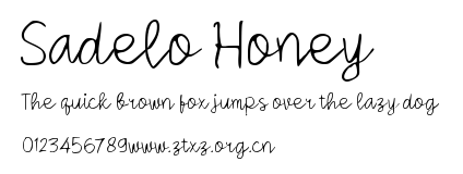 Sadelo Honey.ttf