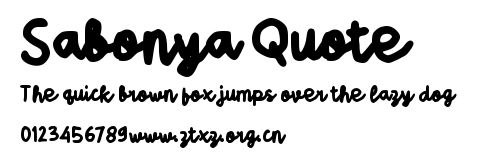 Sabonya Quote.ttf