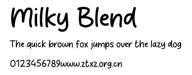 Milky Blend.otf