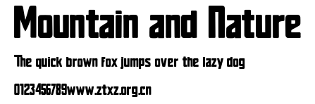 Mountain and Nature.ttf