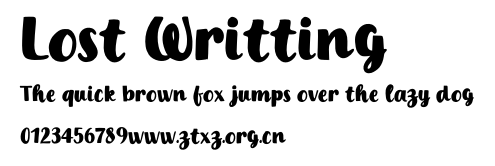 Lost Writting.otf