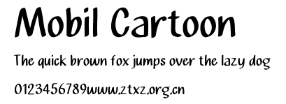 Mobil Cartoon.otf