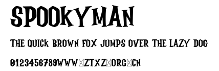 Spookyman.otf
