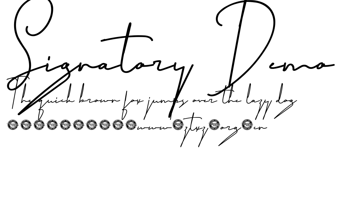 Signatory Demo.ttf