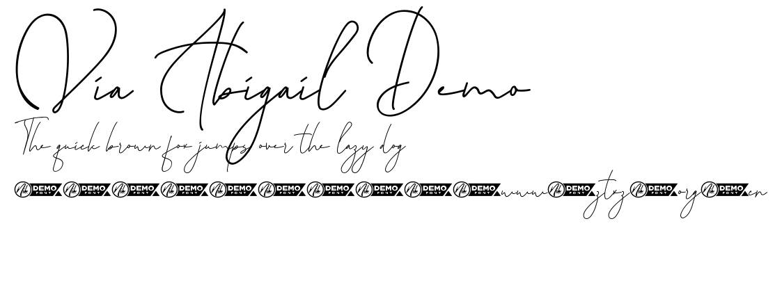 Via Abigail Demo.ttf