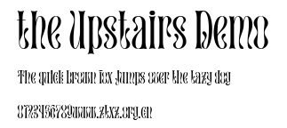 the Upstairs Demo.ttf