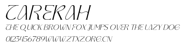TAREKAH.otf