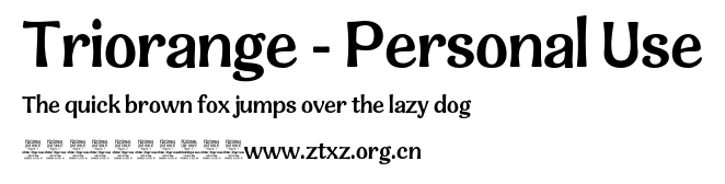 Triorange - Personal Use.otf