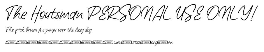 The Houtsman PERSONAL USE ONLY!.ttf