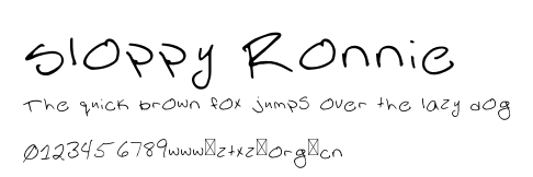 Sloppy Ronnie.otf