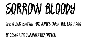Sorrow Bloody.otf