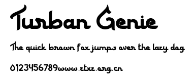 Turban Genie.otf
