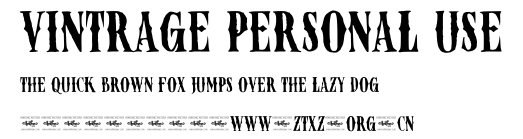 Vintrage Personal Use.otf