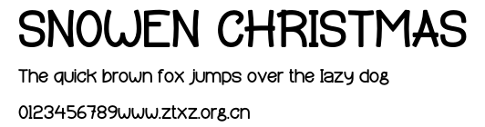 SNOWEN CHRISTMAS.otf