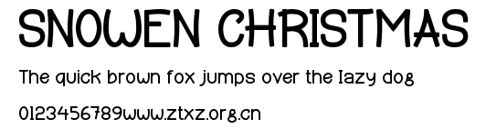 SNOWEN CHRISTMAS.ttf