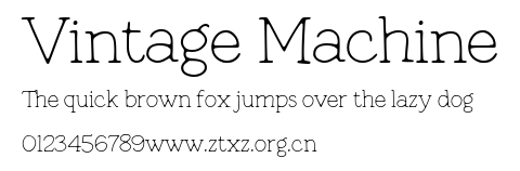 Vintage Machine.otf