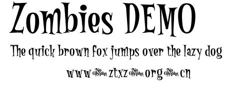 Zombies DEMO.otf