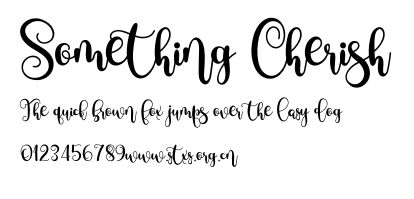 Something Cherish.otf